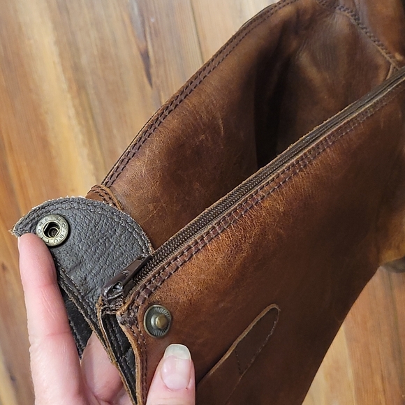 ICora tall leather upper boots - Picture 5 of 10